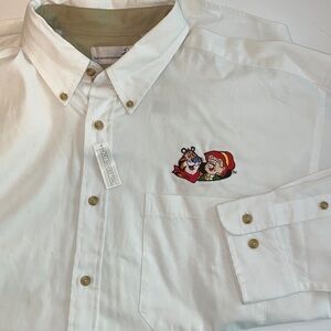 Munsingwear Tony the Tiger Keebler elf long sleeve shirt size L